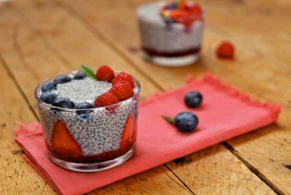 Chia Pudding aux Fruits Rouges
