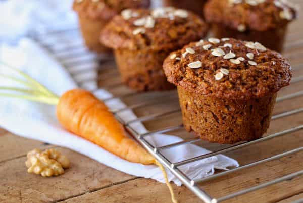 Muffin Facon Carrot Cake