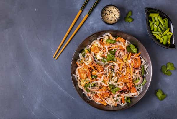 Salade Thailandaise aux Crevettes