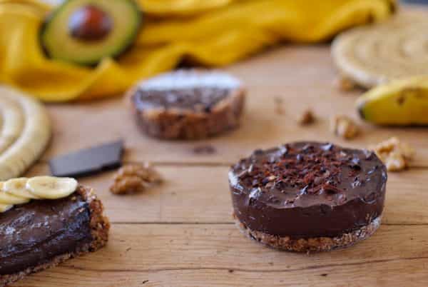 Tartelettes Crues Chocolat Banane