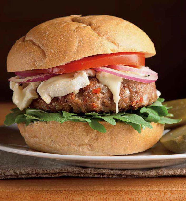 Cheeseburgers double porc