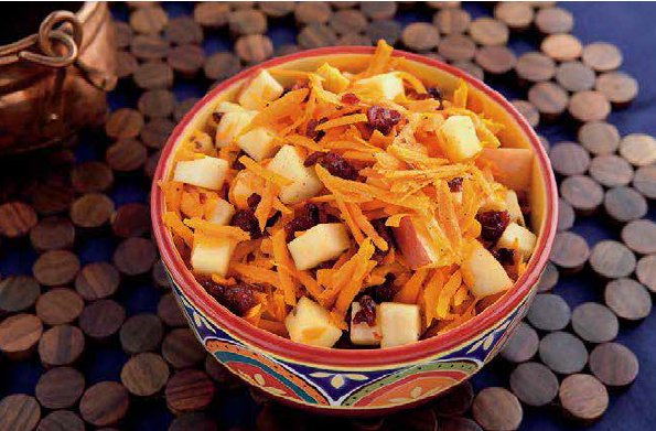 Coleslaw carottes et pommes au cumin