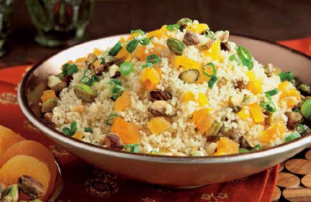 Couscous pistaches amandes et abricots