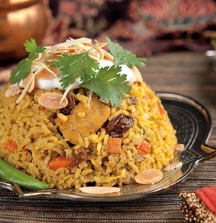 Poelee de poulet biryani