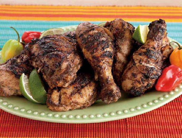 Poulet jerk a la jamaicaine