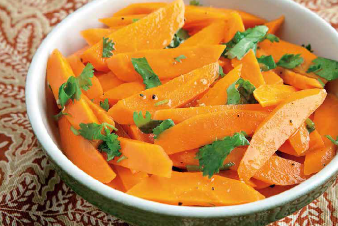 Salade de carottes et vinaigrette aux agrumes 1