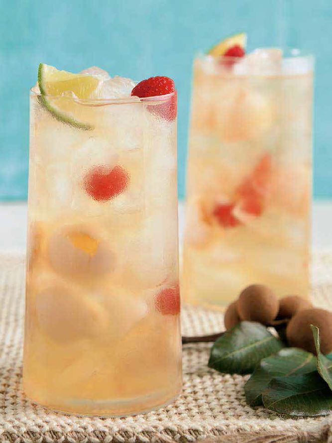 The vert glace aux litchis