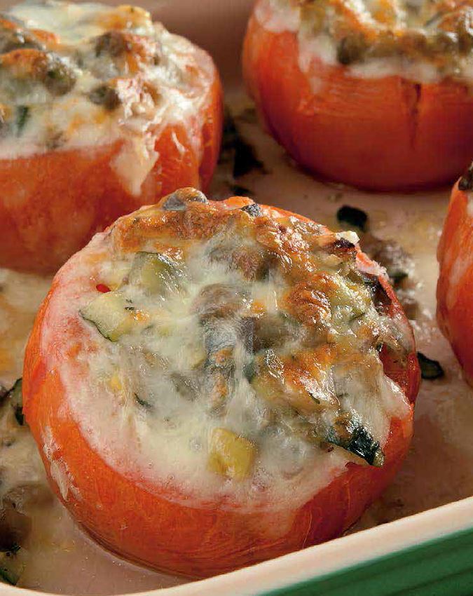 Tomates farcies gratinees