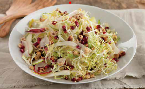 Salade frisée au fenouil et aux pommes