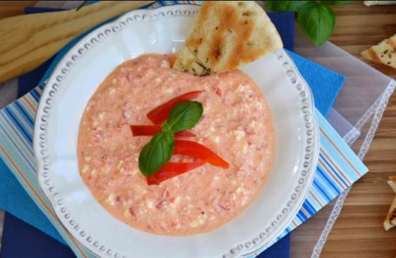 Dip Craquant de Fromage aux Poivrons 2