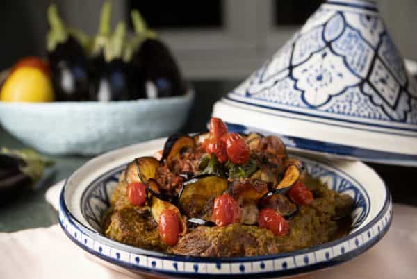 Tajine Mderbel Aux Aubergines